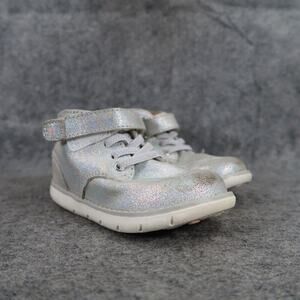 Stride Rite Shoes Kids 7 Boots Quinn Leather Iridescent Toddler Baby Comfort SRT